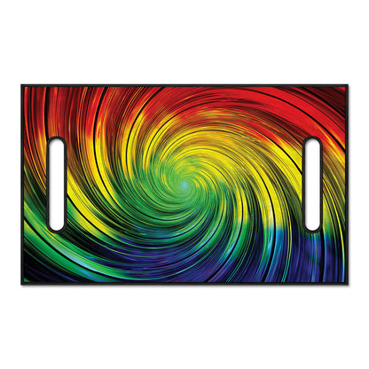 Colorful Swirl Print Golf Cart Seat Cover