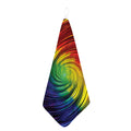 Colorful Swirl Print Hand Towel