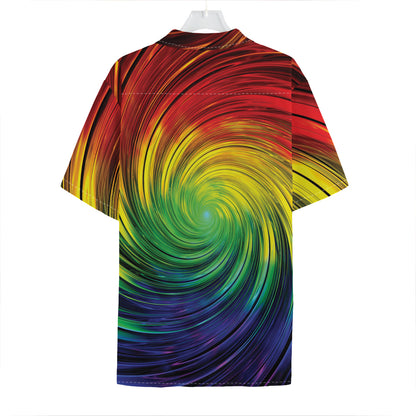 Colorful Swirl Print Hawaiian Shirt