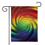 Colorful Swirl Print House Flag