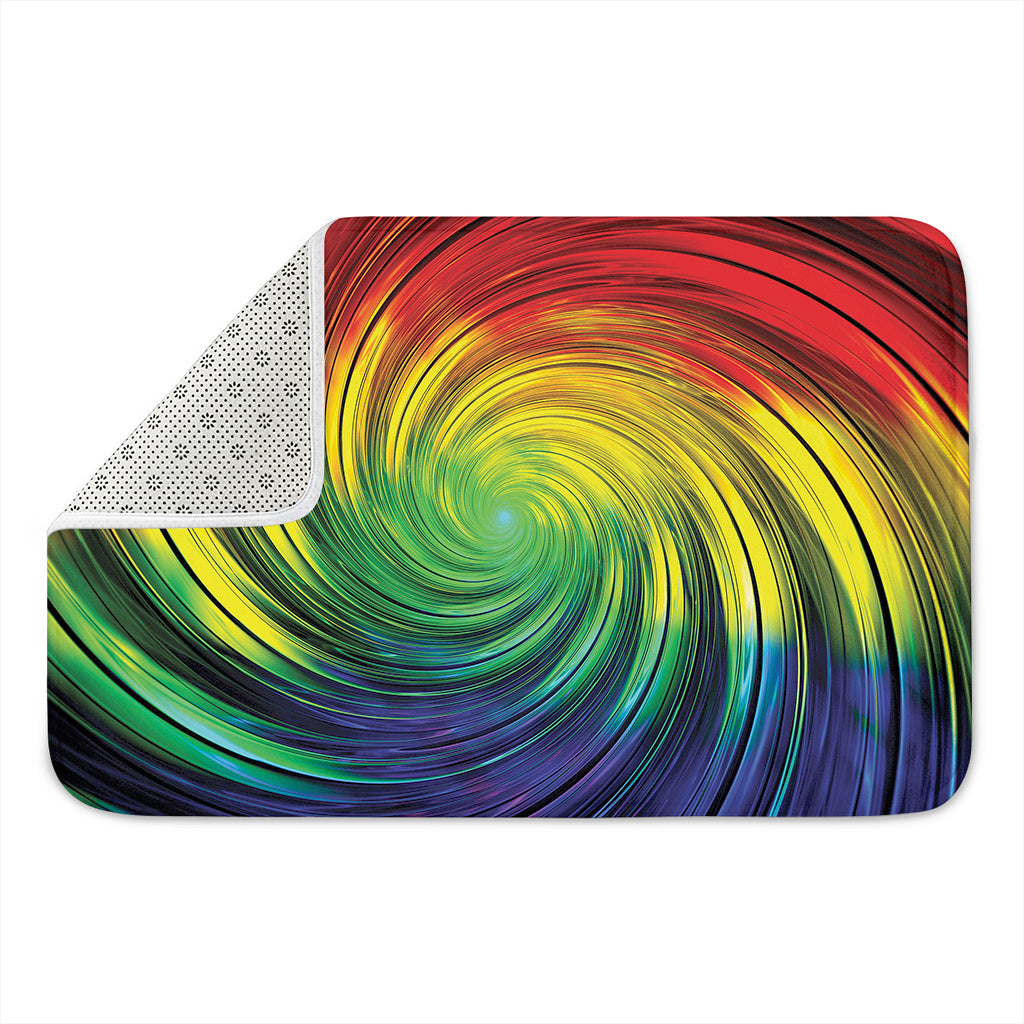 Colorful Swirl Print Indoor Door Mat