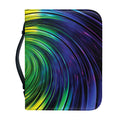 Colorful Swirl Print Leather Bible Cover