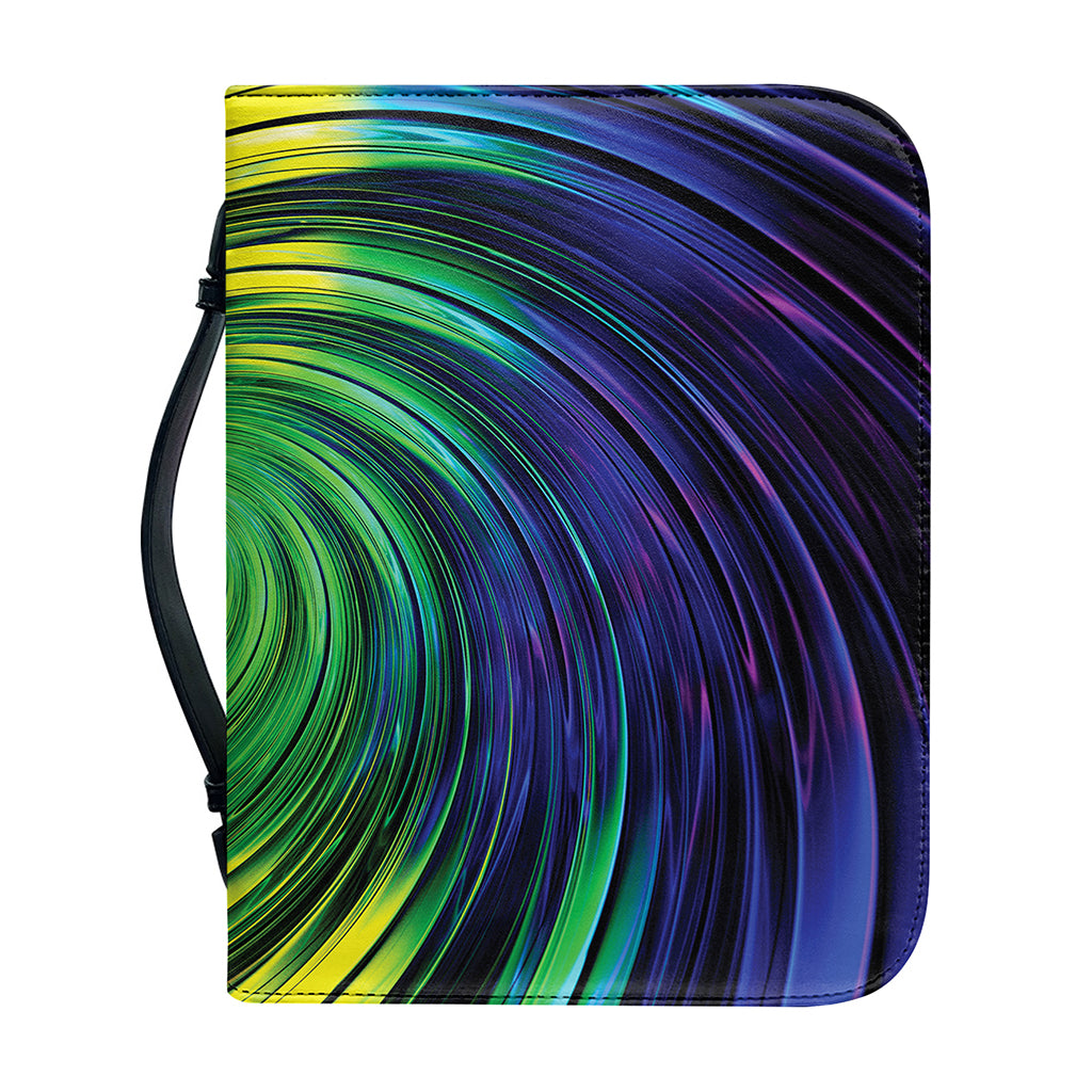 Colorful Swirl Print Leather Bible Cover