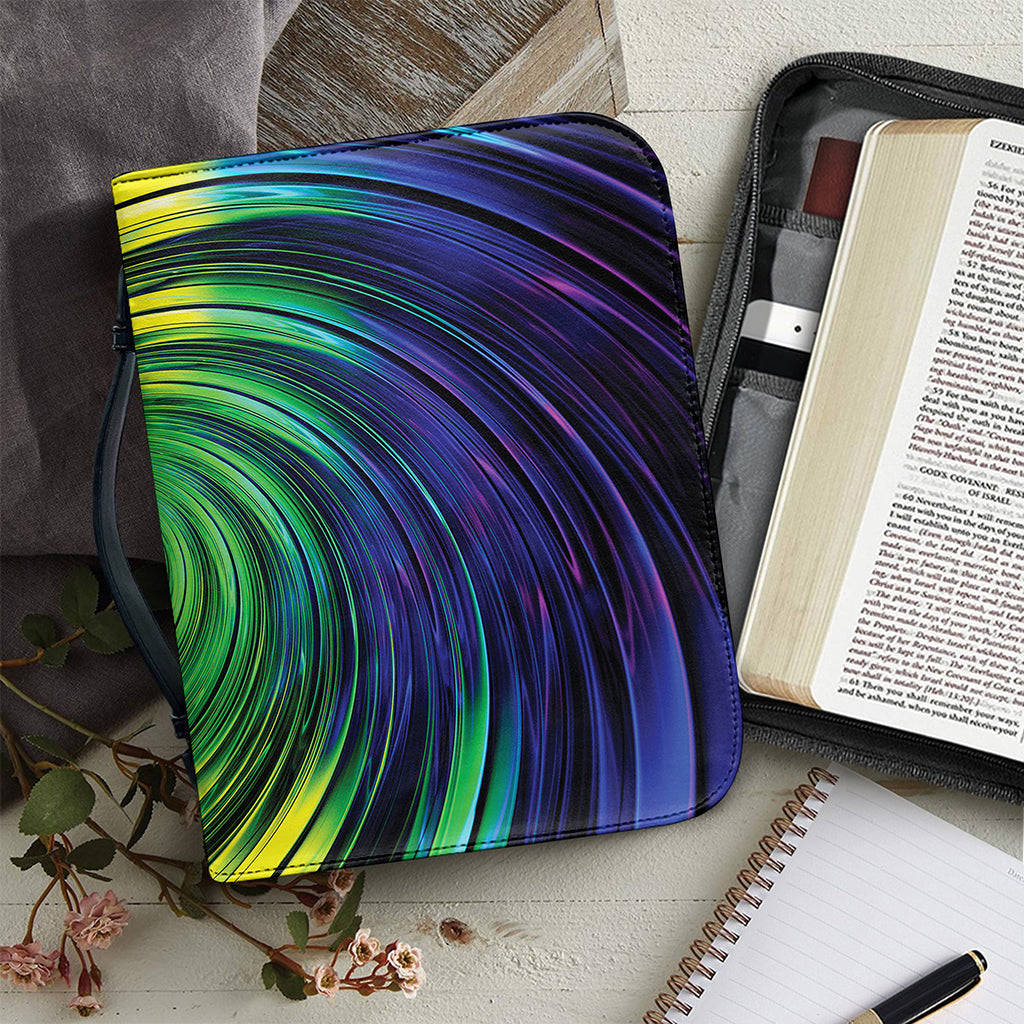 Colorful Swirl Print Leather Bible Cover