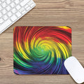 Colorful Swirl Print Mouse Pad