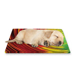 Colorful Swirl Print Pet Cooling Mat Cover