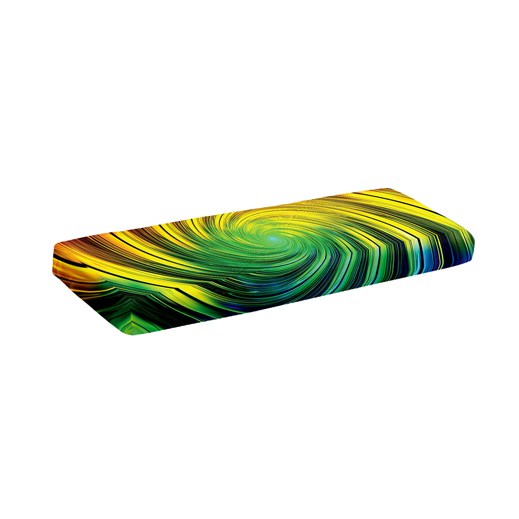 Colorful Swirl Print Piano Keyboard Cover