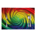 Colorful Swirl Print Placemat