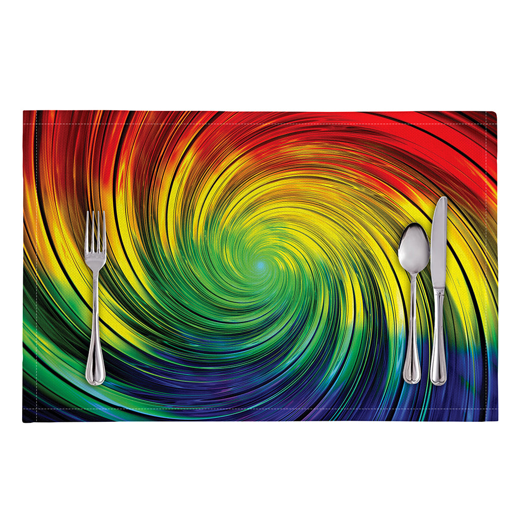Colorful Swirl Print Placemat