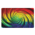 Colorful Swirl Print Polyester Doormat