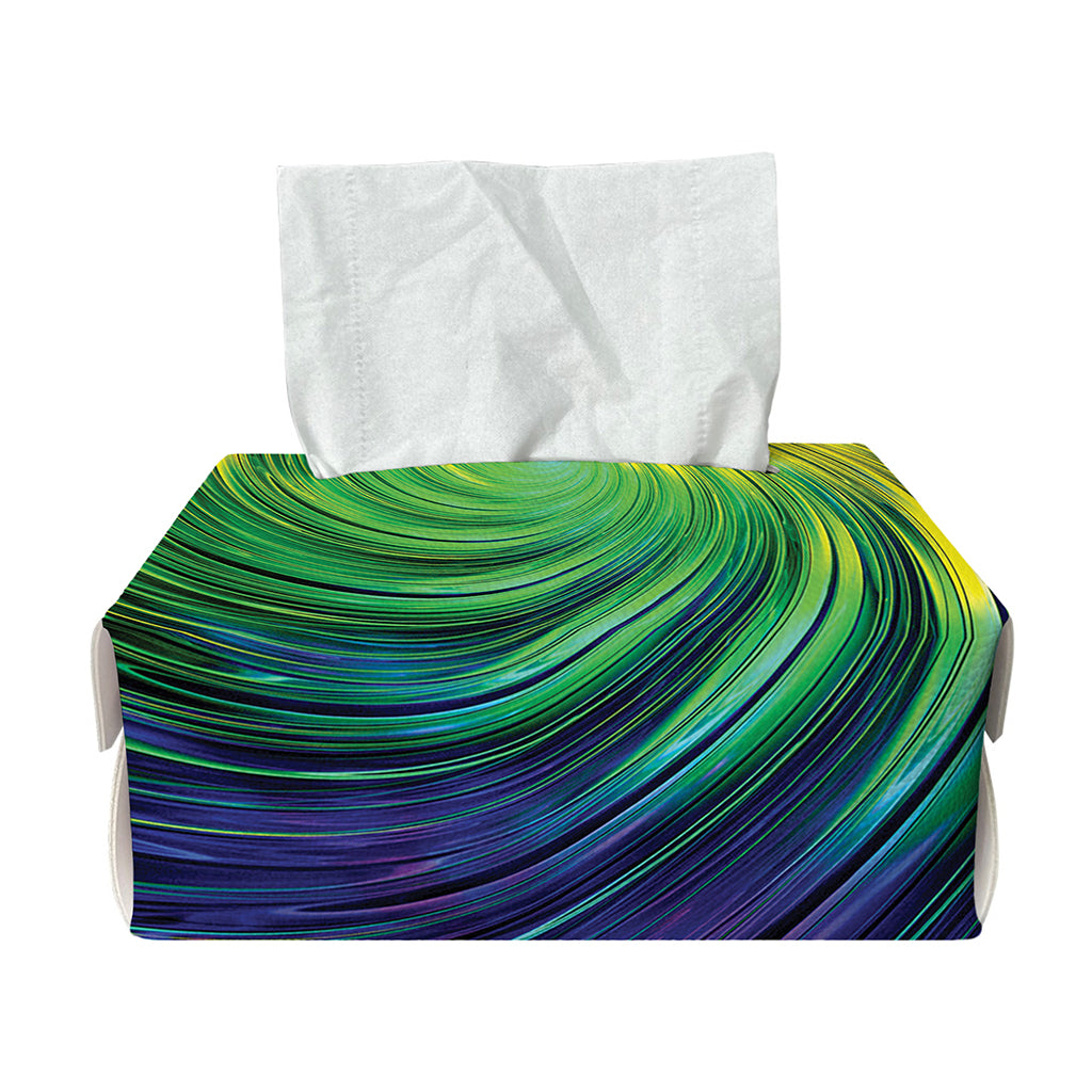 Colorful Swirl Print Rectangle Tissue Box Cover