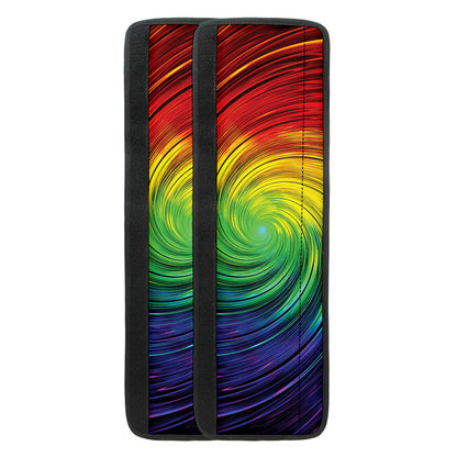 Colorful Swirl Print Refrigerator Handle Covers