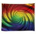 Colorful Swirl Print Tapestry