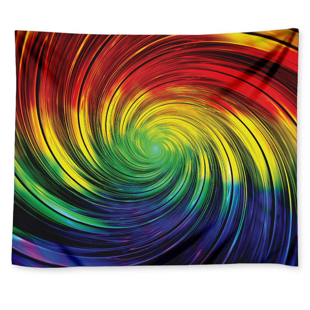 Colorful Swirl Print Tapestry