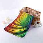 Colorful Swirl Print Towel
