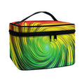 Colorful Swirl Print Travel Makeup Bag