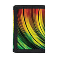 Colorful Swirl Print Trifold Wallet
