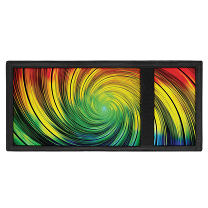 Colorful Swirl Print Trifold Wallet