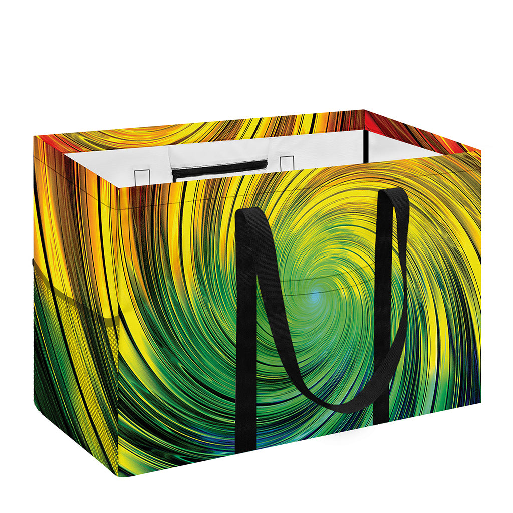 Colorful Swirl Print Utility Tote Bag