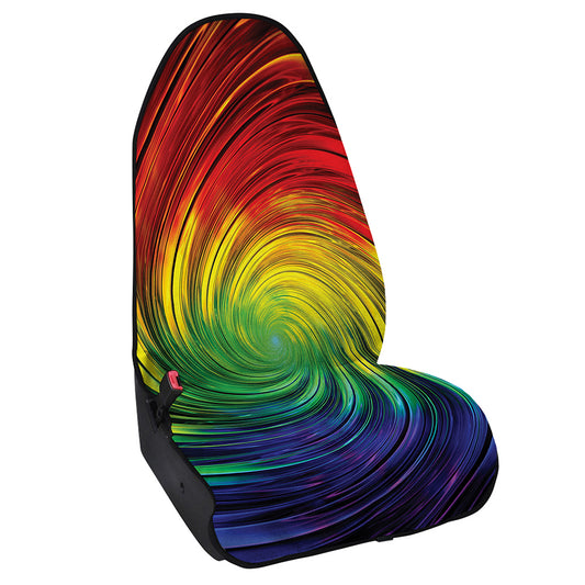 Colorful Swirl Print Waterproof Car Seat Cover