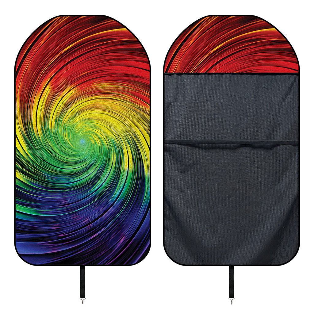 Colorful Swirl Print Waterproof Car Seat Cover