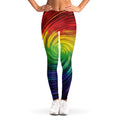 Colorful Swirl Print Women's Leggings
