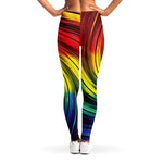 Colorful Swirl Print Women's Leggings
