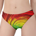 Colorful Swirl Print Women's Panties