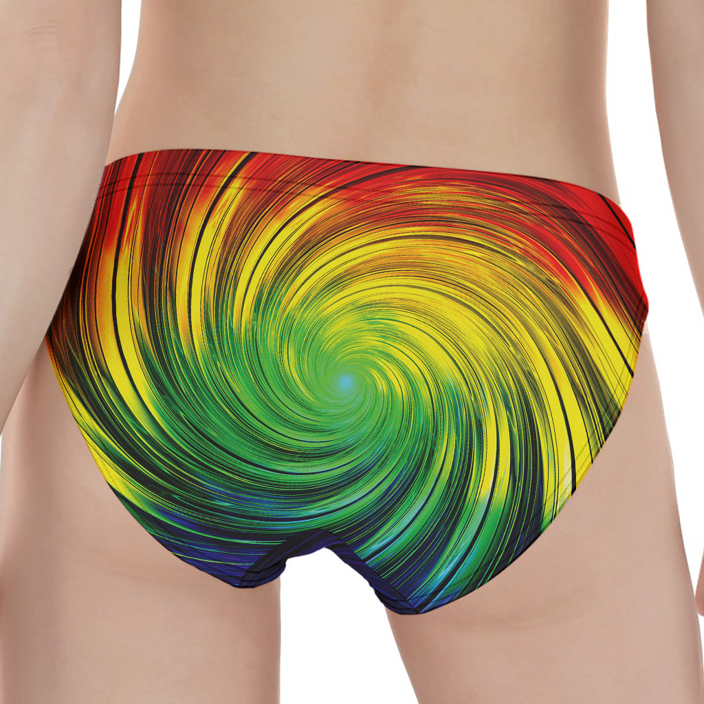 Colorful Swirl Print Women's Panties