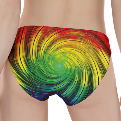 Colorful Swirl Print Women's Panties