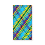 Colorful Tartan Pattern Print Baby Crib Sheet