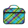 Colorful Tartan Pattern Print Briefcase Bible Bag