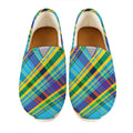Colorful Tartan Pattern Print Casual Shoes