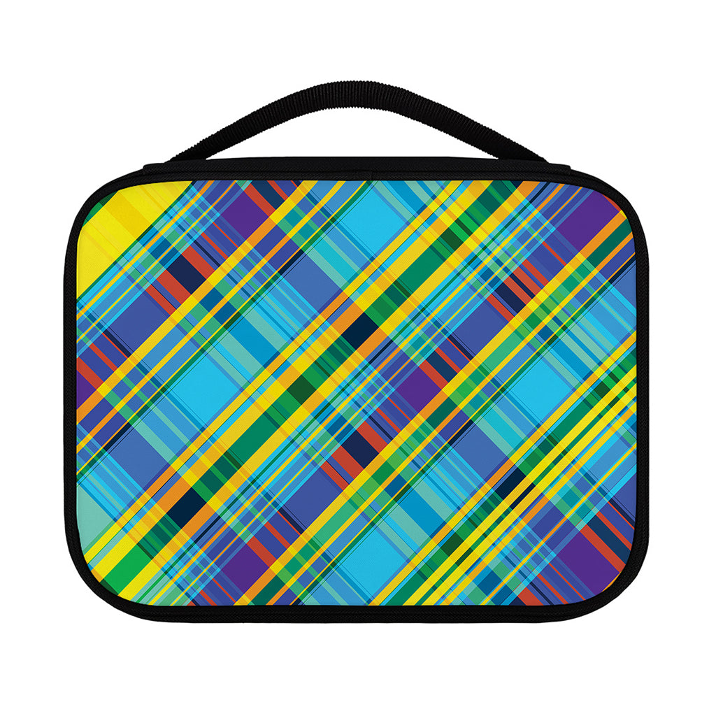 Colorful Tartan Pattern Print Classic Bible Case