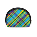 Colorful Tartan Pattern Print Coin Purse
