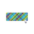 Colorful Tartan Pattern Print Extended Mouse Pad
