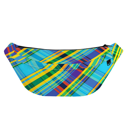 Colorful Tartan Pattern Print Fanny Pack