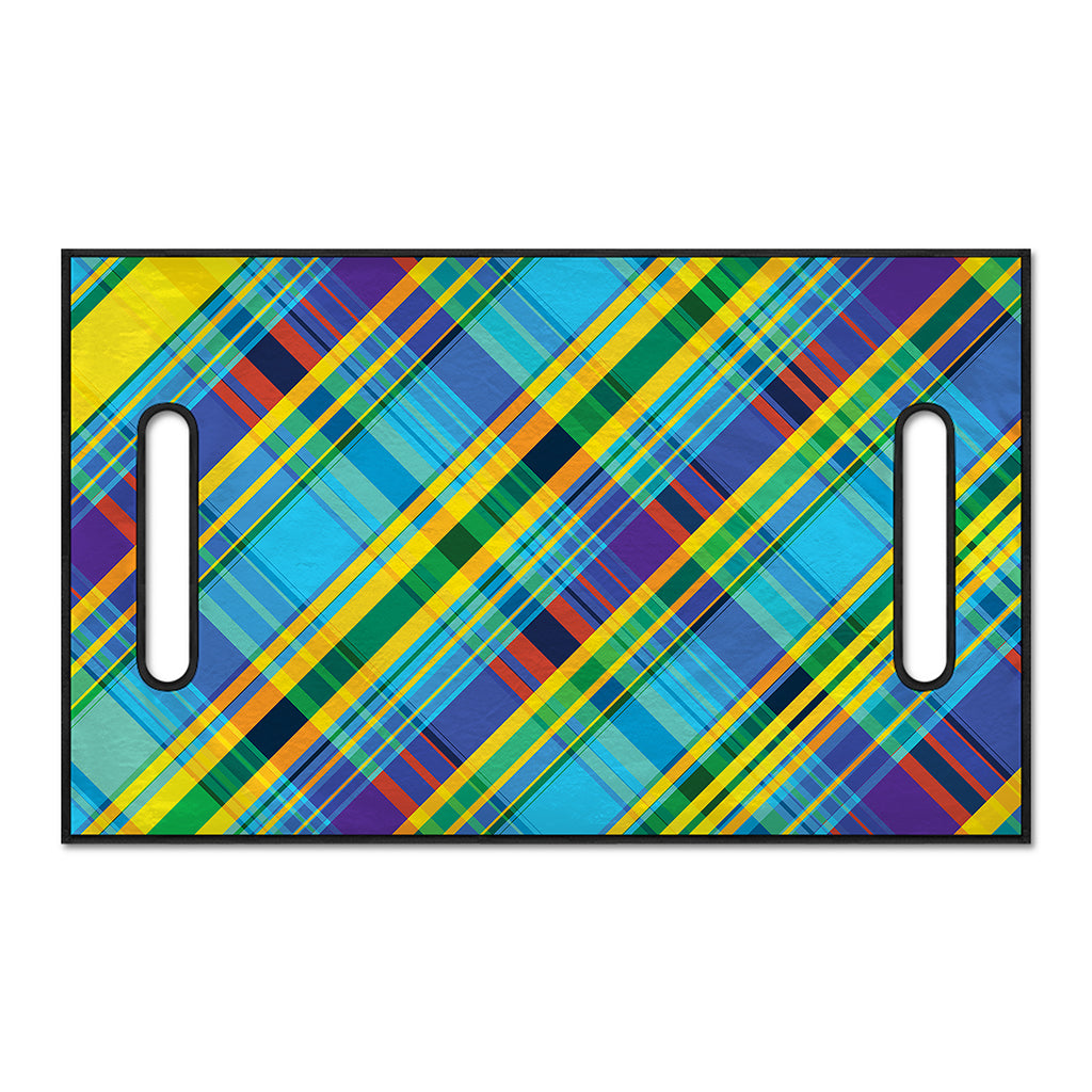 Colorful Tartan Pattern Print Golf Cart Seat Cover