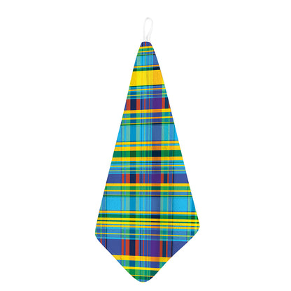 Colorful Tartan Pattern Print Hand Towel