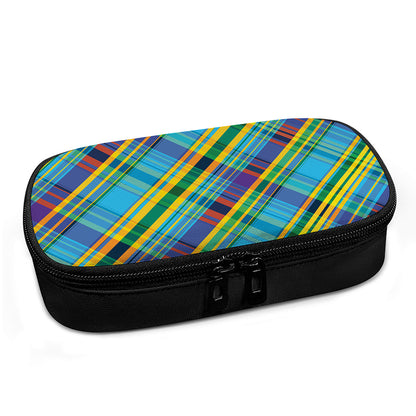 Colorful Tartan Pattern Print Insulin Cooler Travel Case