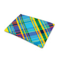 Colorful Tartan Pattern Print Pet Cooling Mat Cover