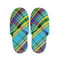 Colorful Tartan Pattern Print Slippers
