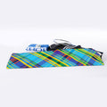 Colorful Tartan Pattern Print Sports Towel