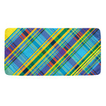 Colorful Tartan Pattern Print Towel