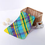 Colorful Tartan Pattern Print Towel