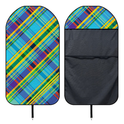 Colorful Tartan Pattern Print Waterproof Car Seat Cover