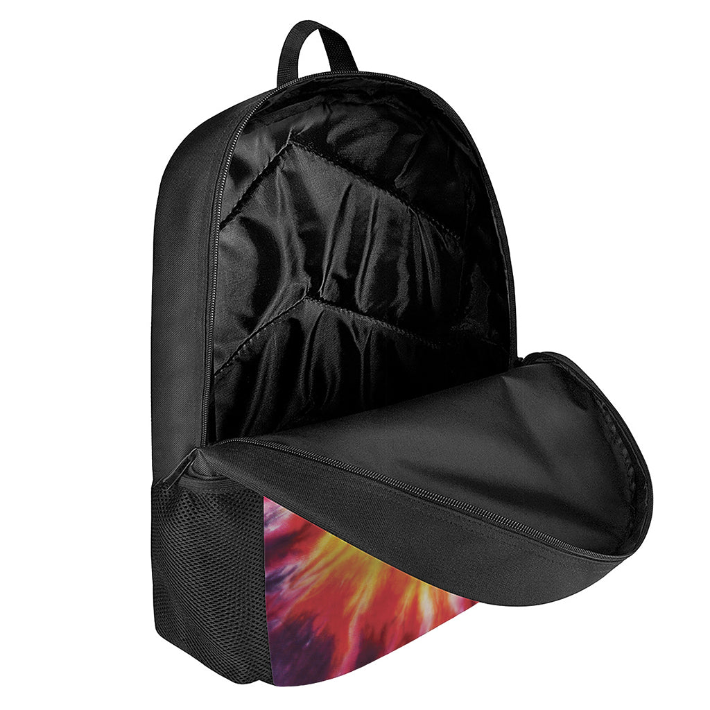 Colorful Tie Dye Print 17 Inch Backpack