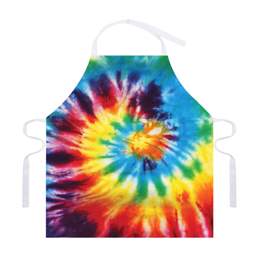 Colorful Tie Dye Print Adjustable Apron