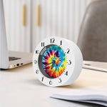 Colorful Tie Dye Print Alarm Clock
