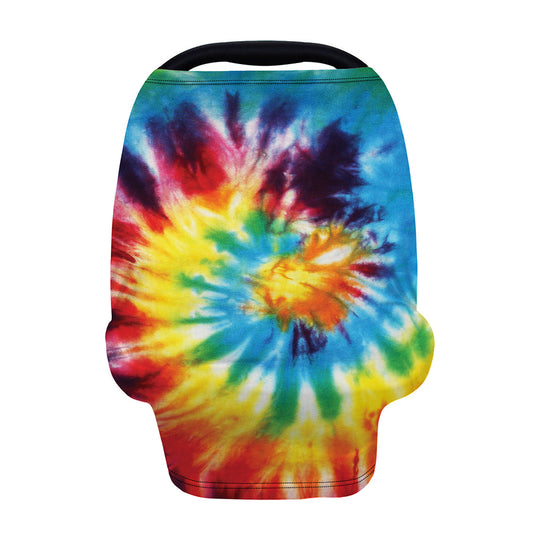 Colorful Tie Dye Print Baby Seat Cover